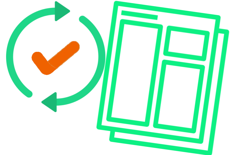 Icono en referencia a la Actualización del tema o plantilla de una web en WordPress