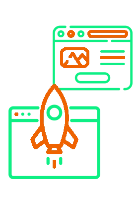 Iconos que hacen referencia a Desarrollo Landing Page Valencia