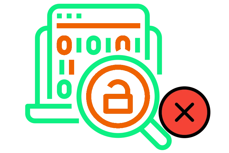 Iconos en referencia a Eliminar vulnerabilidades para la seguridad de la web en el mantenimiento web y de tiendas online en Valencia