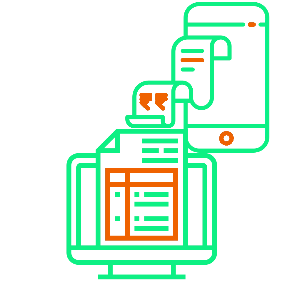 Icono Kit digital, programa para transformar los negocios de autónomos y pymes, Gestión de Negocio-factura-electrónica