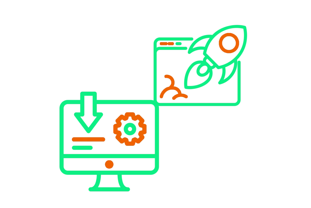 Iconos landing page Promocionar la venta de productos